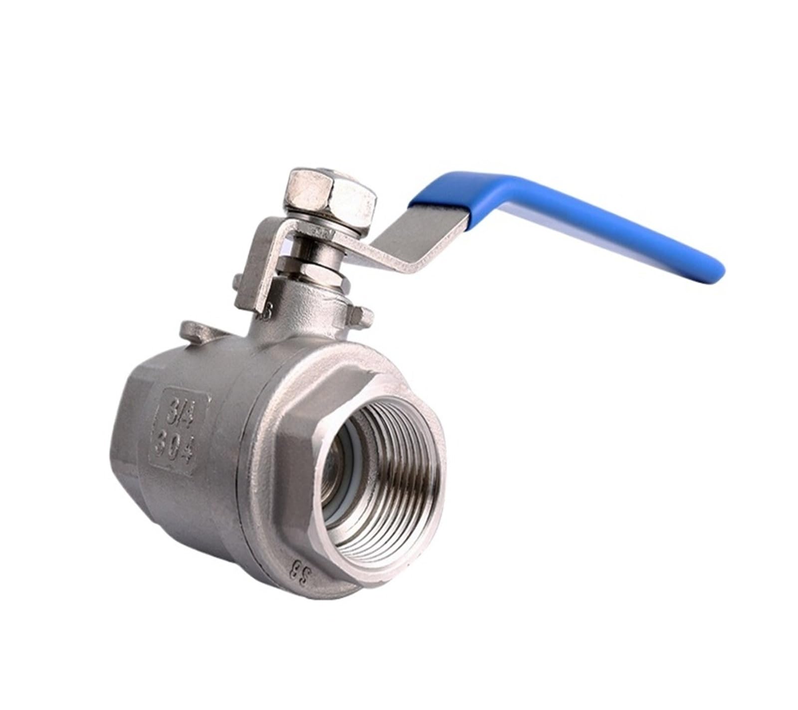Robinet à bille fileté en acier inoxydable DN40 anti-calcaire pour rénovation de plomberie