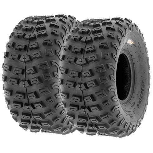 Set of 2 SunF A030 Knobby ATV/UTV Tires 22x10-8 6 PR Tubeless