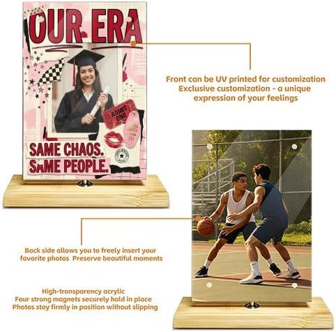 Senior Class of 2027 Bamboo Photo Frame Senior Sunrise Gift image 3