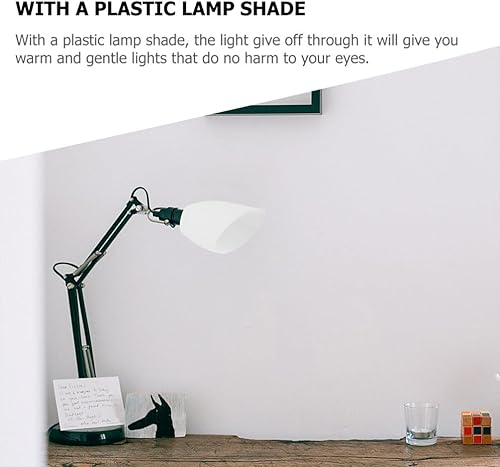 Miniatura 9 de Uonlytech Pantalla de herradura en ángulo, pantalla de herradura, reemplazo de pantalla de lámpara pequeña, pantalla de lámpara simple, cubierta de