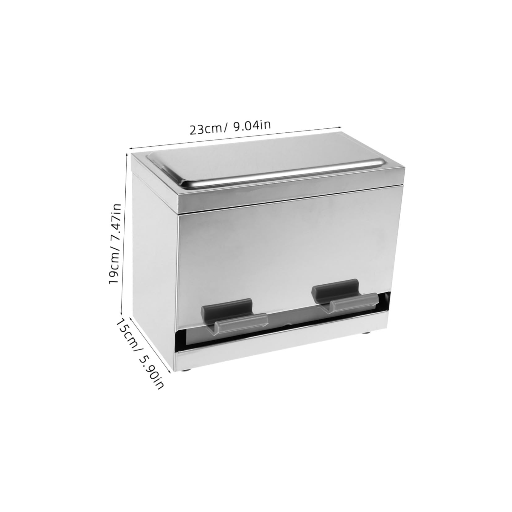 MAGICLULU Press Type Chopstick Box Large Capacity Straw Dispenser Commercial Straw and Chopstick Storage Box