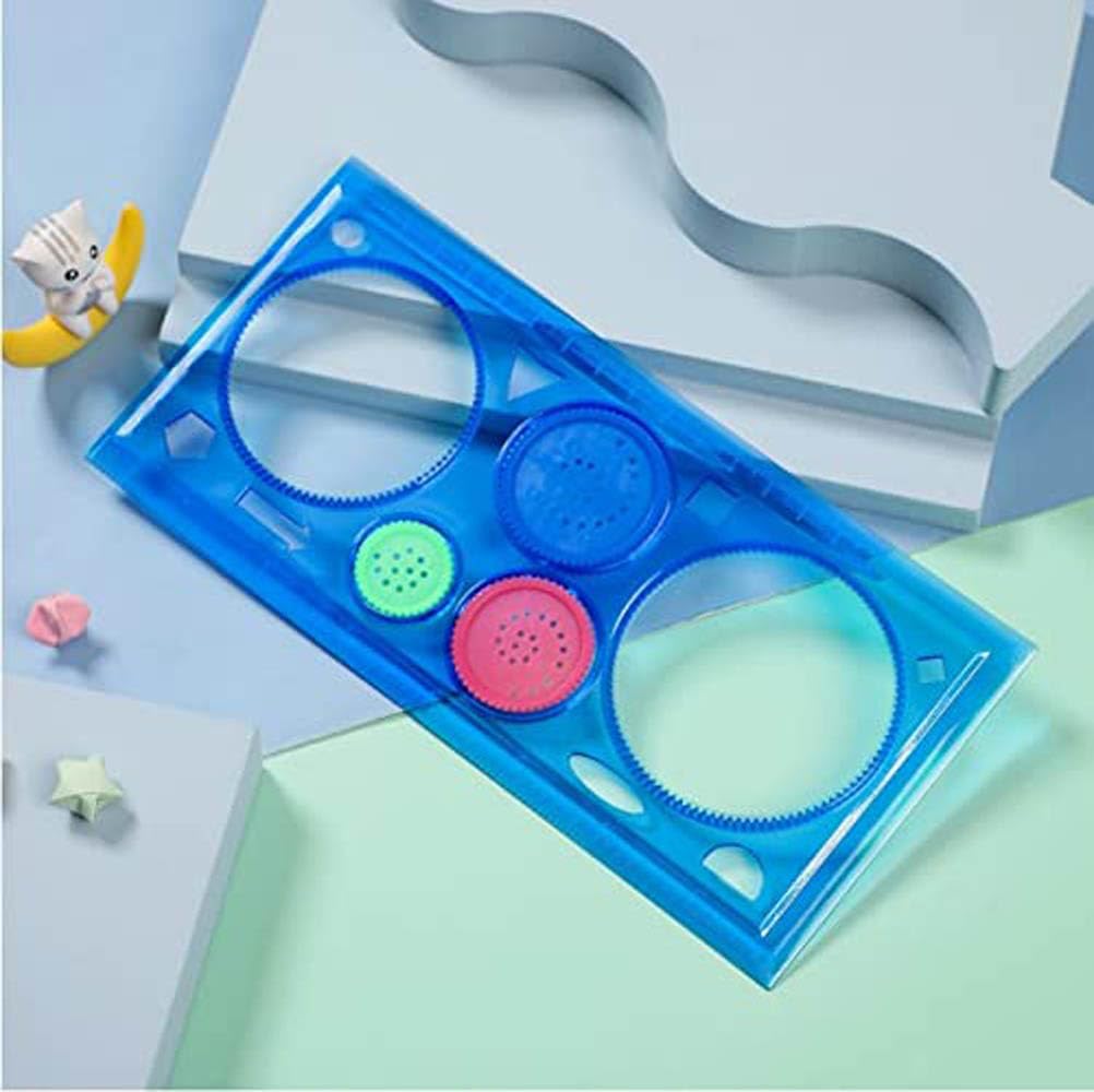 Firstly Creative Mandala Spirograph Geometric Ruler 1 pc and 1 Unicorn Pen Ten in One| Art & Craft Sets School Stationery Return Gift for Children Kids Students - Image 6 thumbnail