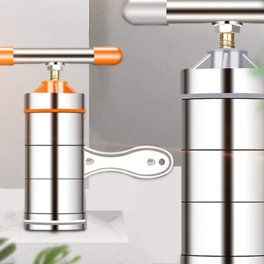 DOITOOL noodle maker manual noodle press kitchen noodle tool spagmoss spaghetti o sphagetti noodle presser hand crank cutter portable noodle machine dough bag pasta machine Squeezer