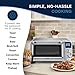 De'Longhi Digital Air Fry Convection Toaster Oven 14L Stainless Steel, Air Fry Oven, 9-in-1, Grills, Broils, Bakes, Roasts, Reheats, Keep Warm, Non-Stick, Scratch-Resistant Interior, 1800-Watts