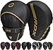 RDX Manoplas de Boxeo Paos Muay Thai Cuero MMA Kick Boxing Entrenamiento Artes Marciales Krav Maga Escudo Patada Gancho y Jab Karate Focus Pad