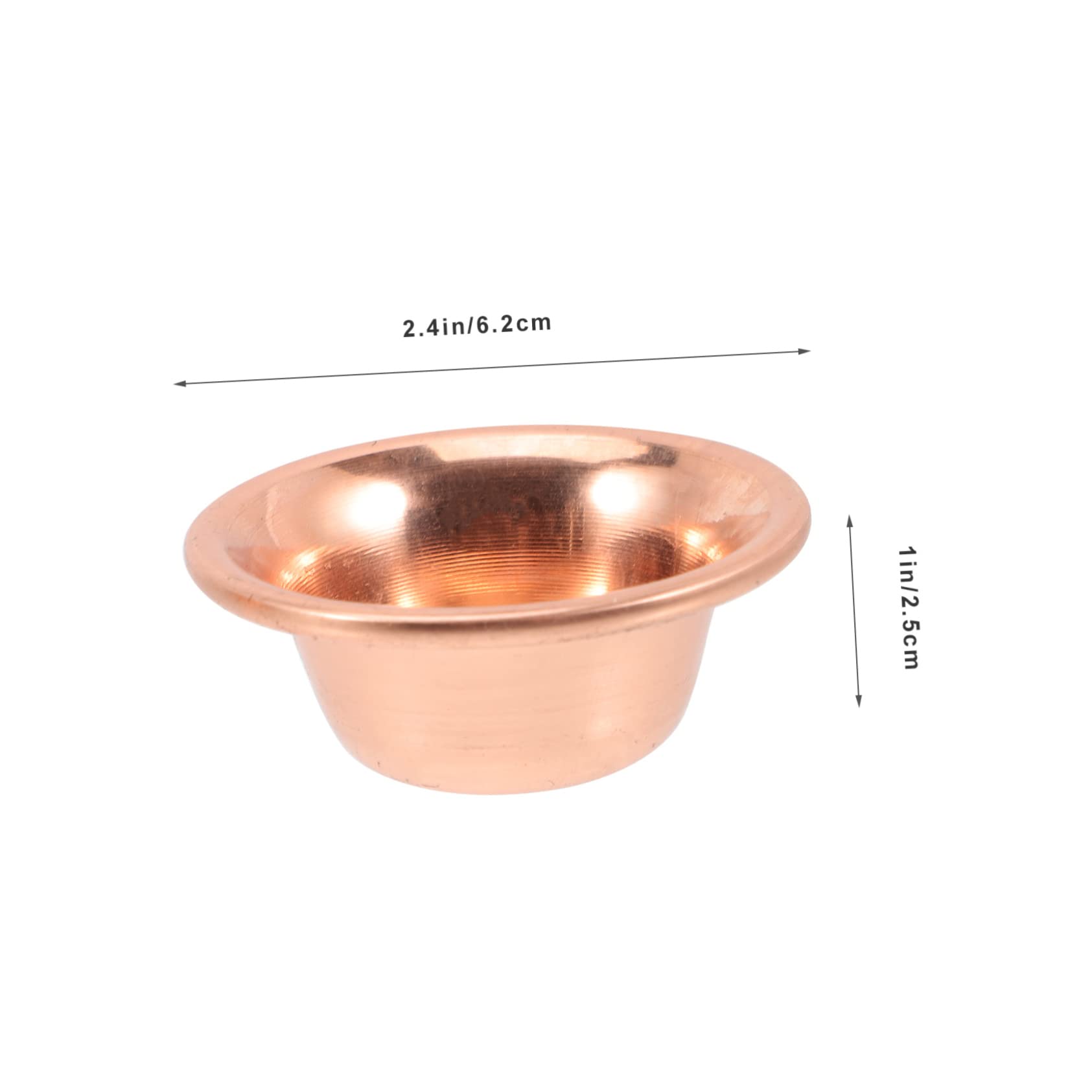 Unomor 7pcs Worship Bowl Offering Bowl Buddhist Sacrifice Cup Meditation Water Cup Multi-function Holy Cup Red Candlesticks Ritual Wear-resistant Buddhism Cup Holy Water Cups Tin Brass