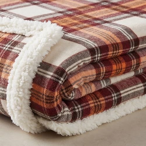 Save 65% on Eddie Bauer Sherpa Throw Blanket - Ultra Soft & Reversible - Image 2
