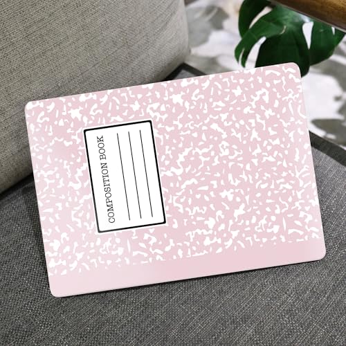 Image of MEEgoodo Case for M5 MacBook Pro 16 inch Case 2026 2024 2023 2021 with M5 M4 M3 M2 M1 Pro /Max Chip, Fit Model A3429 /A3428 /A3403 /A3186 /A2991 /A2780 /A2485, Pink Composition Book