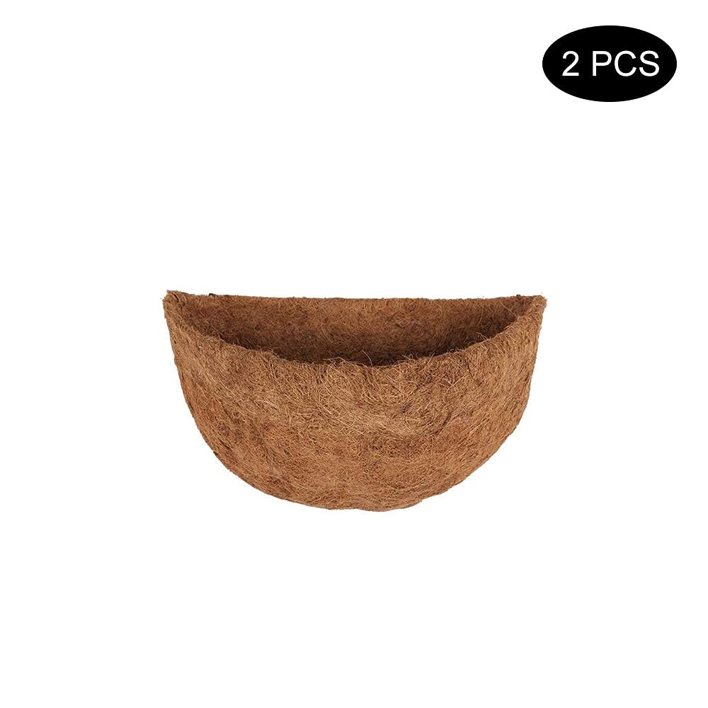 Kokosfaser-Ersatzeinlagen Für Hängekörbe & Blumenkästen – 4 Stück, Vorgeformt, 61 Cm