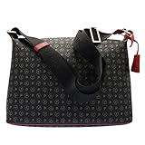pollini  Pollini Tasche Tapiro Damen Schwarz-Rot - TE8400PP02Q1100B