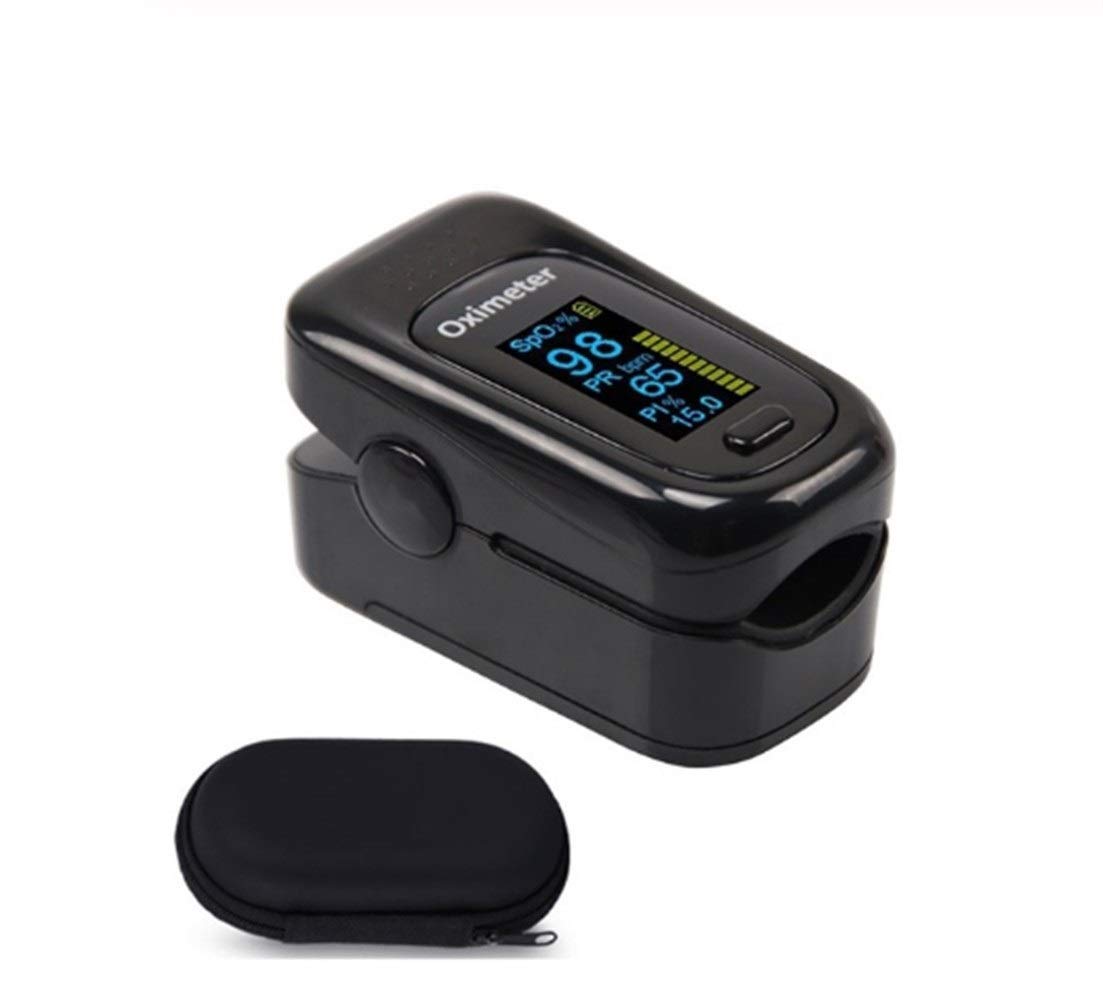 YHW Dedo oxímetro de Pulso con función de Alarma de Pulso del Dedo Home Health Care Multifuncional Premium oxímetro sueño de saturación de oxígeno del Monitor ( Estilo al Azar Colores )