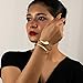 XUENMB Fashion Gold Arm Bangle Cuff Bracelet Minimalist Metal Design Double-layer Open Upper Arm Cuff Bracelet Sexy Body Jewelry for Party