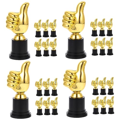 Amosfun 24 Peças Troféu Incrível Para Crianças Troféu Polegares Troféus De Festa Troféus Vencedores
