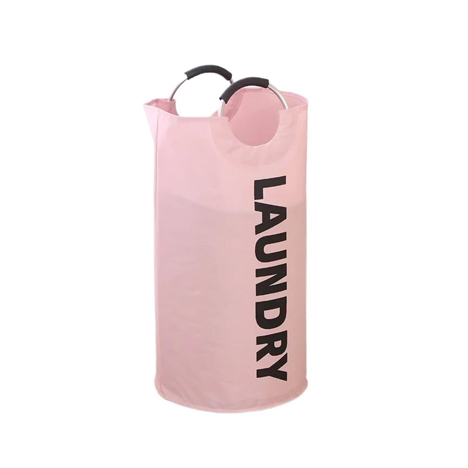 1pc Large Capacity Foldable Laundry Hamper, Collapsible Dirty Clothes Storage Basket(Pink)
