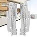 Soft Close Cylinder Pull Down Hinges,Scissor Hinge,Heavy Duty Attic Stairs Hinge,Self Closing Door Hinge 2Pcs Set Steel Up Spring Hinge for Cabinet Cupboard Closet Wardrobe Door