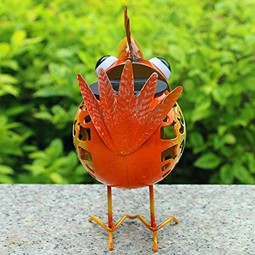 Animal Solar Lights,Metal Birds Garden Ornaments,Solar Yard Ornaments for Flowerbed Decorations and Lawn Yard Garden Décor - Thumbnail 6
