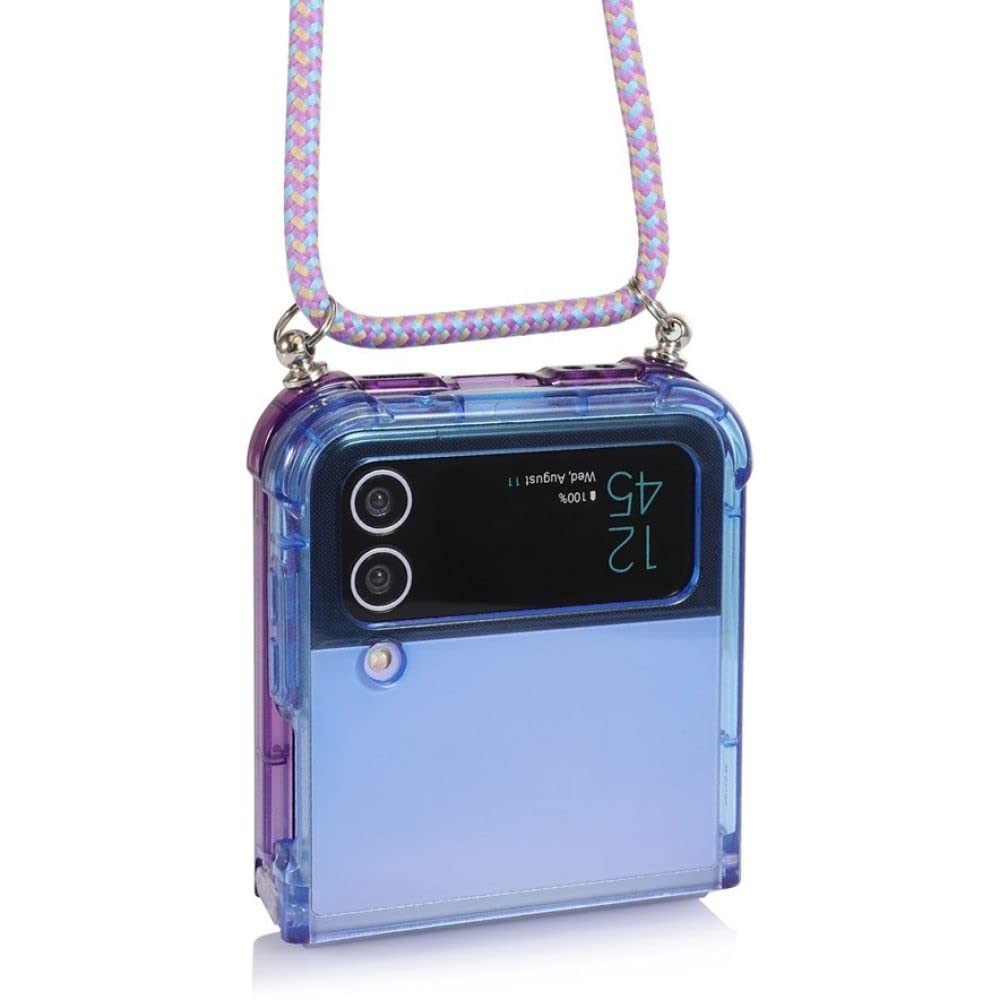 Amazon.com: for Samsung Z Flip 4 3 5 Crossbody Lanyards Case