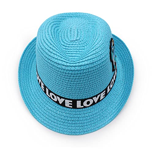 Image of VRITRAZ Baby Boy's and Girl's Kids Children Cute Printed Cartoon Gift Summer Fancy Dress Straw Fasion Hat Cap 1