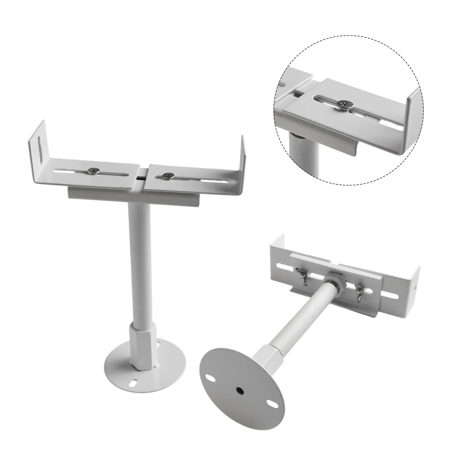 Soportes De Suelo para Radiadores Soporte de radiador Ajustable for Hierro Fundido, Soporte Suelo 11-36cm Altura, Accesorios calefacción por Radiante Aluminio, 2 uds(Adjustable 21-26 cm)