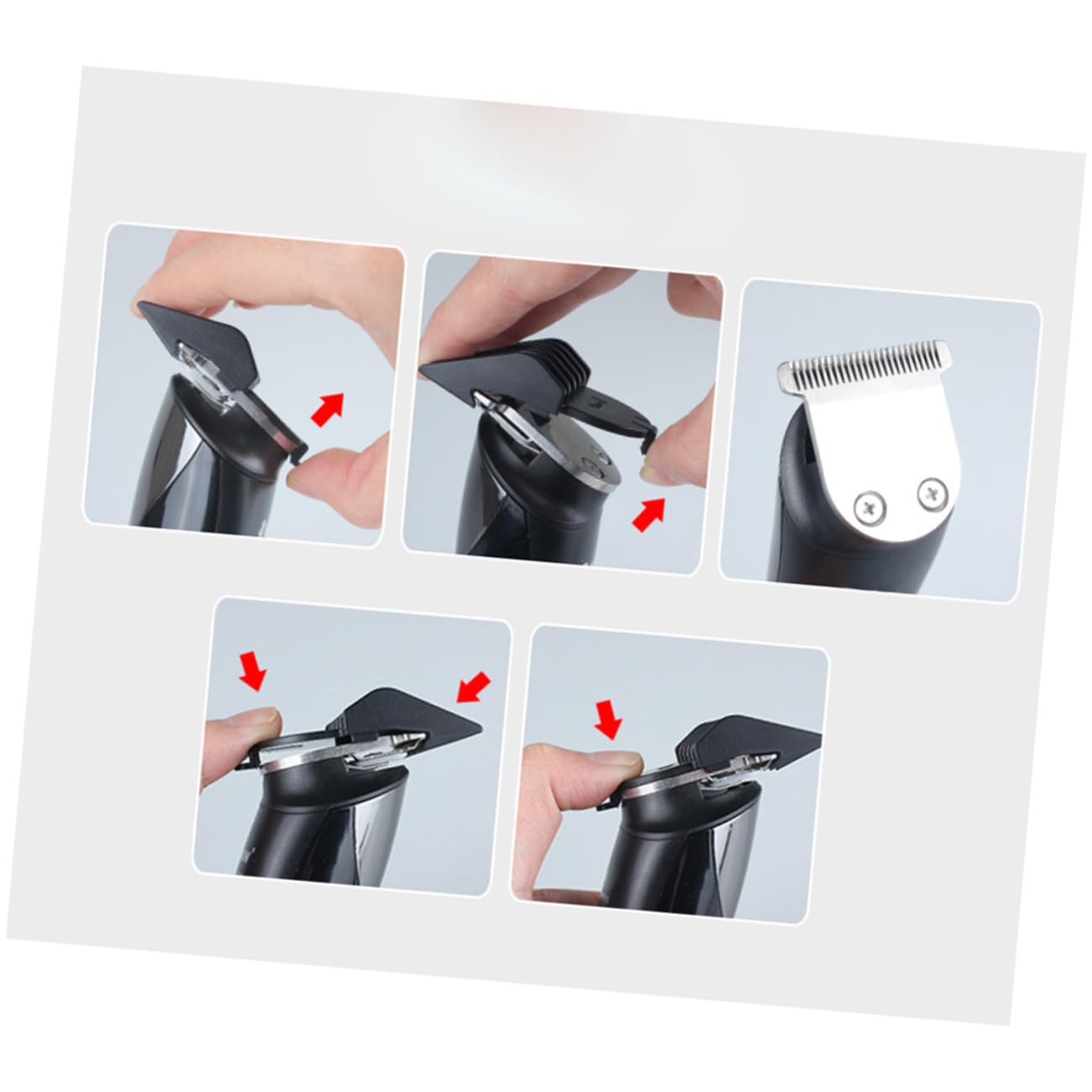 Elektrischer Barttrimmer mit USB Ladefunktion, Multifunktions Haarschneider | Schwarz, Ergonomisches Abs Gehäuse, 1 Satz mit USB Kabel, Geeignet für Geschäftsreisen und Unterwegs