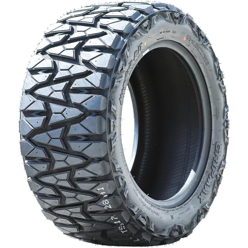 Gripmax MaxGrip M/T Mud Off-Road Light Truck Radial Tire-33X13.50R20LT 33X13.50X20 33X13.50-20 121Q Load Range F LRF 12-Ply BSW Black Side Wall