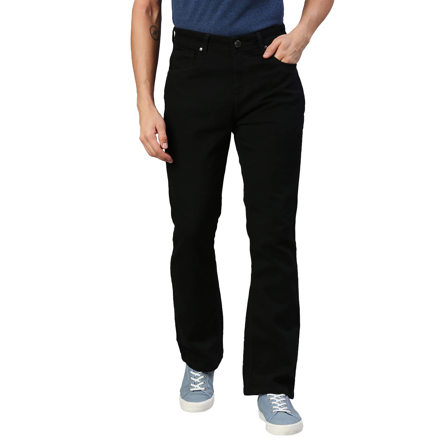 high star Men's Regular Fit Mid Rise Pants-picture-11