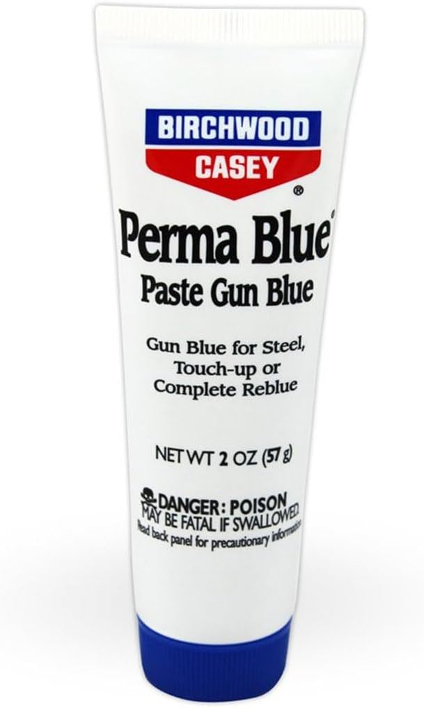 Birchwood Casey Fast-Acting Long-Lasting Perma Blue Paste/Liquid Gun Blue for Steel, Touch-Up & Complete Reblue