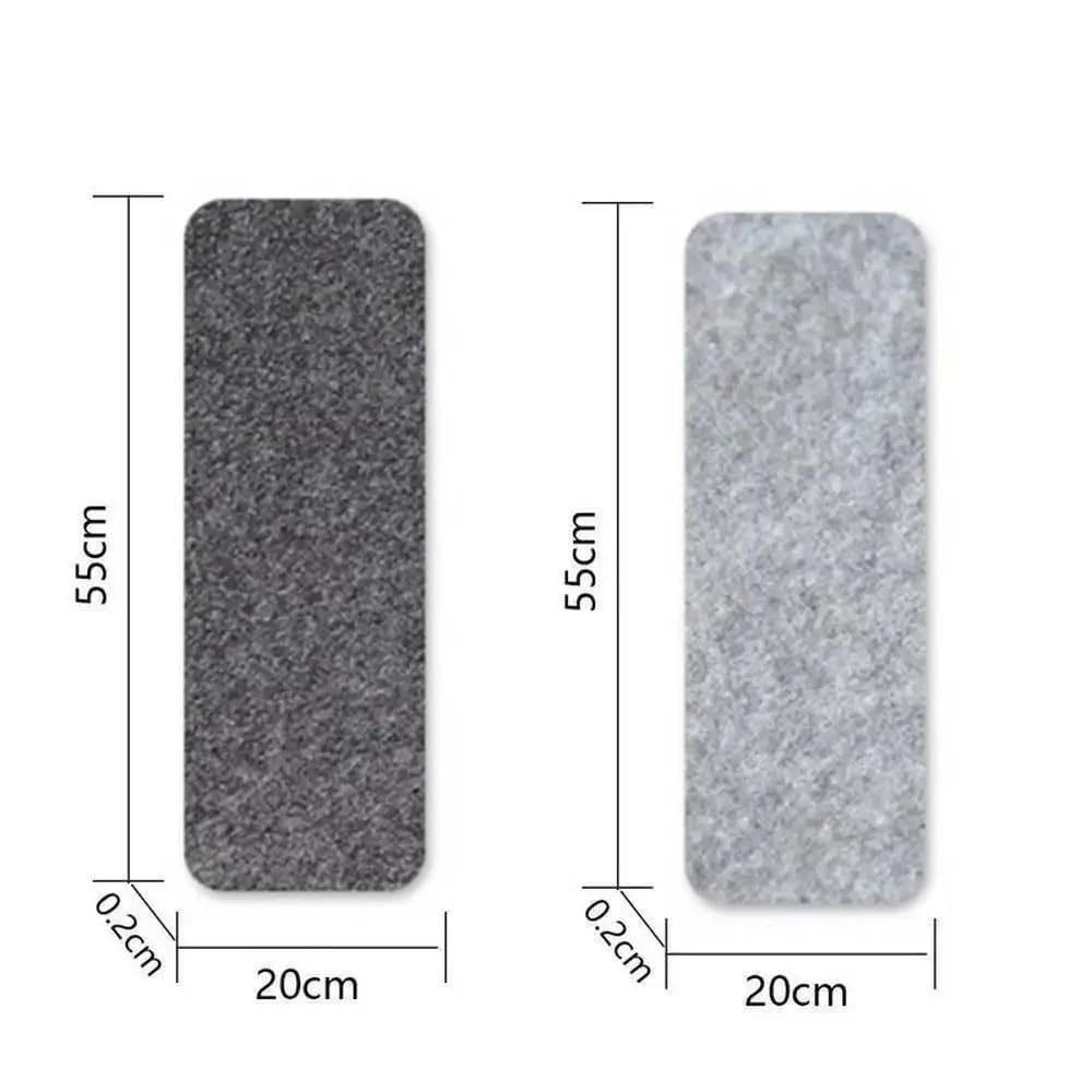 Nakładki na stopnie schodów. Stair Treads Self Adhesive Non Slip Floor Mat Pack of 15 Light Grey Dark 55cm x 20cm 0.2cm(Dark Grey)