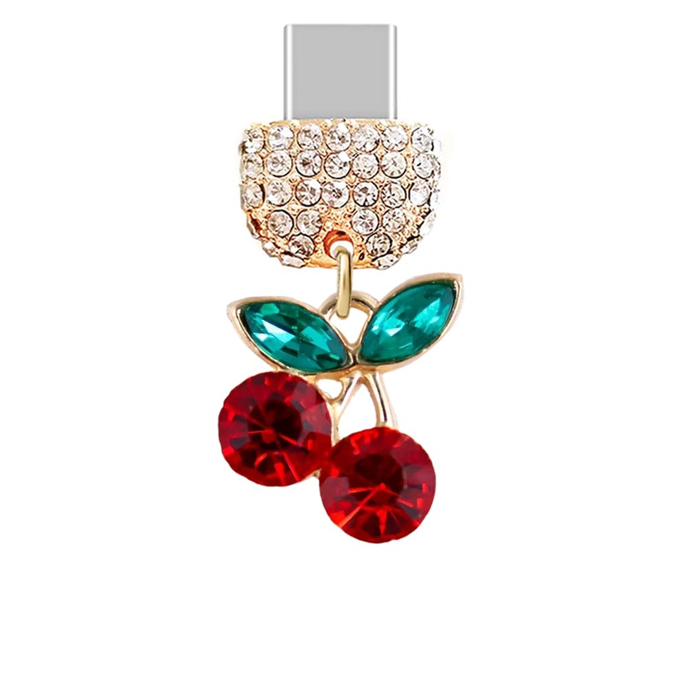Charm para celular Tipo C antipolvo compatible con iPhone 15, Samsung y Oppo 7