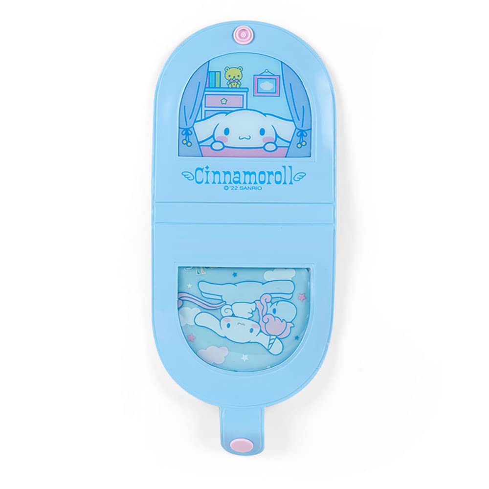Sanrio 795721 Cinnamoroll Mirror Comb with Vinyl Case Cinnamoroll Fashionable Miscellaneous Goods ~ Hagi Sanrio ~ Character 3.3 x 0.5 x 3.2 inches (8.5 x 1.2 x 8.2 cm)