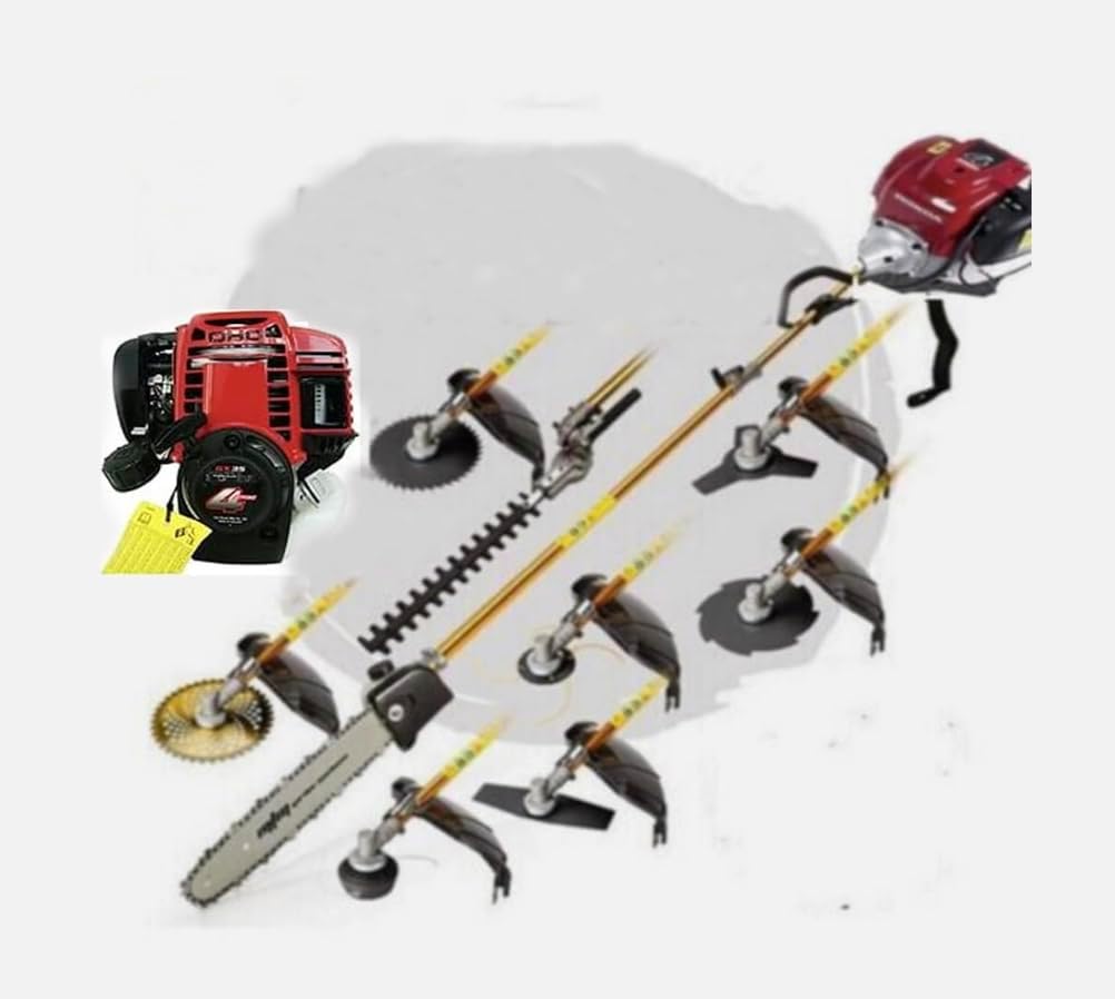 GX35 Weed Wacker, Weed Eater Gas Powered, Weed Eater, Cordless Brush Cutter, String Trimmer, Edger Lawn Tool, Grass Trimmer for Home Garden Yard