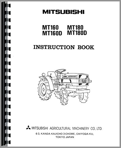 Operators Manual Mitsubishi MT180 MT160D MT160 MT180D Tractor      Plastic Comb – January 1, 2017