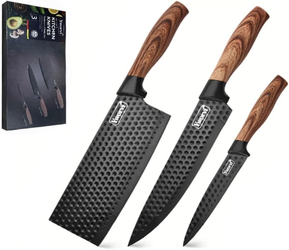 Set Cuchillos Cocina 7 Piezas Acero Inoxidable