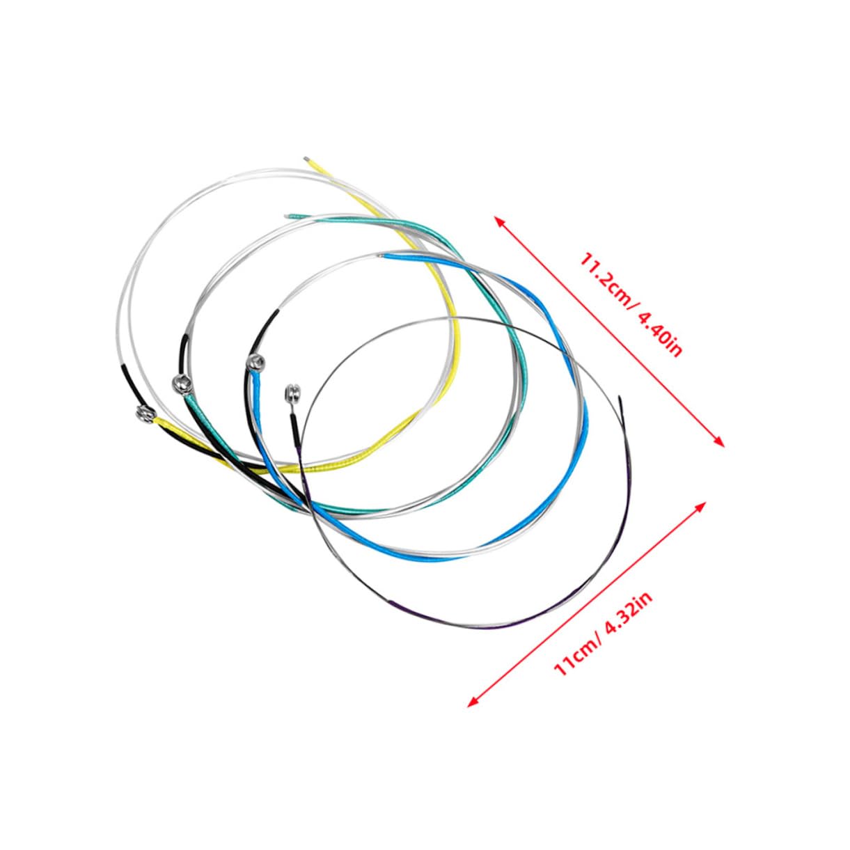 COSMEVIVI Universal Strings Set for Violin Metal Core Strings Standard Tension for Violin Players