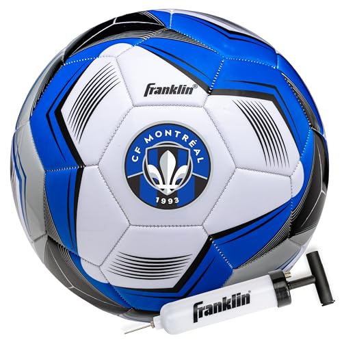 Image of Franklin Sports Official MLS Team Soccer Balls - Official Size 5 Soccer Balls - Regulation Size + Weight Soccer Ball for Kids + Adults - Boys + Girls Soccer Ball - Air Pump Included