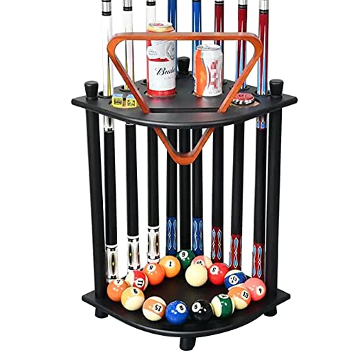Support de queue de billard avec porte-gobelet pour salon de jeux