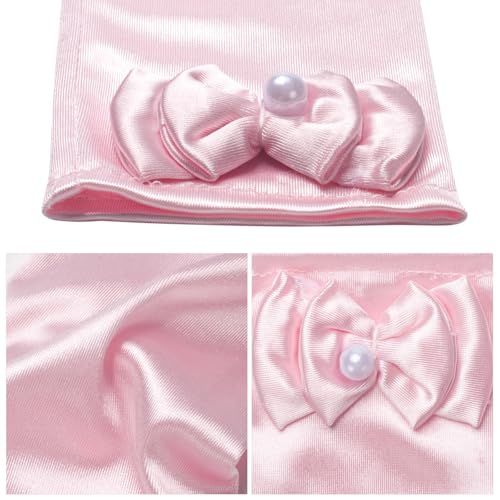 Little Girls Princess Gloves - Satin Gloves for Birthday Halloween Costume Party Princess Cosplay First Communion4