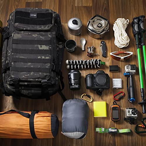 Homiee Military Tactical Backpack 45L Rucksack Large Army 3 Day Assault Pack Heavy Duty Molle Bugout Bag Survival Daypack For Outdoor Hiking Camping Trekking Hunting Fishing #TOP2