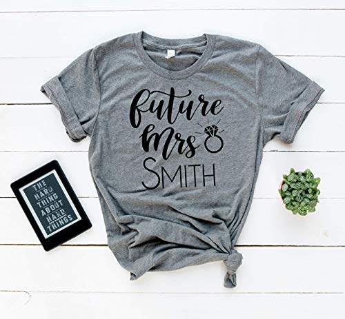 Future Mrs Slouchy Tee Shirt. Bride T-Shirt. Bachelorette Party Shirt. Bridal Shower Shirt. Bridal Shirt. Bride Shirt. Wedding Tee.d352 #TOP24