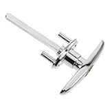 Veemoon 1set Garage Door Lock T-Handle Accessory for Enhanced Security Emergency Release Kit for Roller Shutter and Garage Doors Heavy-Duty Latch Lock Cross-Shaped Design