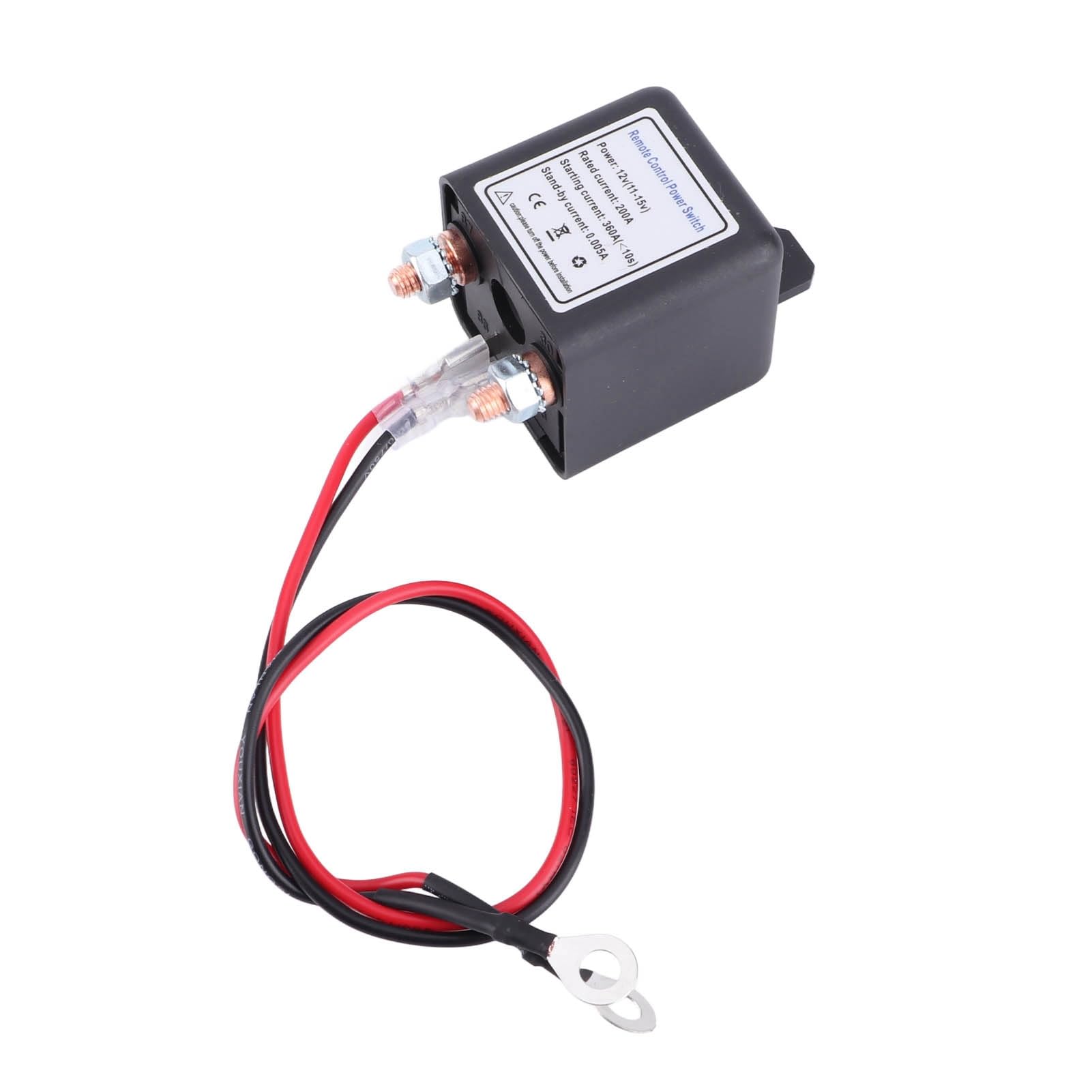 Zdalny Wyłącznik Akumulatora, DC12V 120A/200A Anti Theft Upgrade Kill Switch do Samochodu z Podwójnym Pilotem, Zapobiega Wyłącznikowi Rozładowania Akumulatora do Samochodu, RV,(200A)