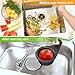 Teenyyou 2 Pcs Stainless Steel Sink Strainer Basket 15 Oz Multifunction Hanging Sink Colander Drain Basket Faucet Upgrade Quick Draining Kitchen Tool for Fruit Vegetable, 8.7 x 3.9 x 2.3 Inch
