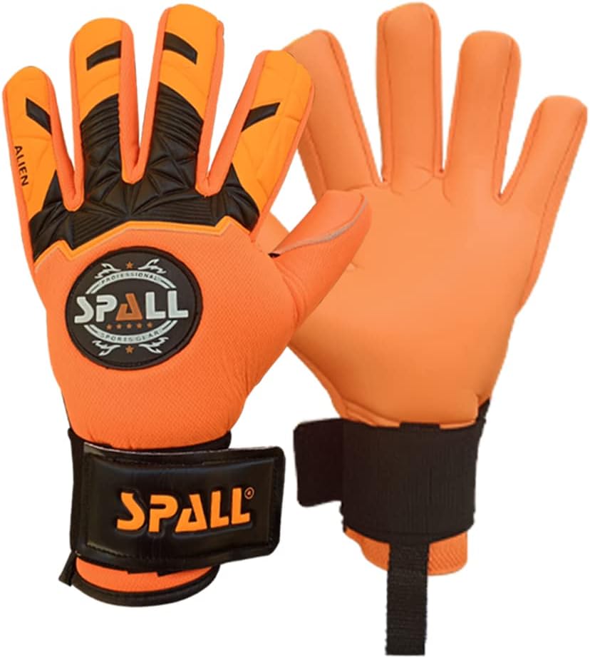 Goalkeeper glovesGoalkeeper gloves M L XL Orange F.yellow Green for football Strong Grip The Toughest Saves Soccer Excellent Protection Palms Easy fit for Men Women Youth Adult