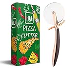 Pizza Cutter, Stainless Steel Wheel Slicer Easy To Clean, Kitchen Gadget Super Sharp Pizza Slicer...