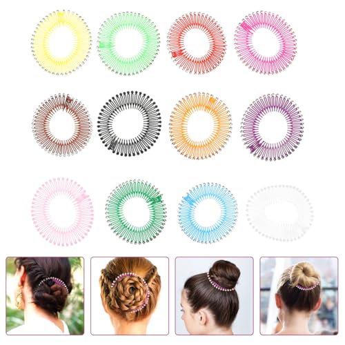 Set 12 Peines Elásticos Circulares para Cabello miniatura 7