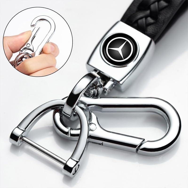 Miniatura 5 de Funda de repuesto para llave de coche para Mercedes Benz C E S M CLS CLK G Class Car Logo Key Fob Cover Smart Car Remote Key Holder