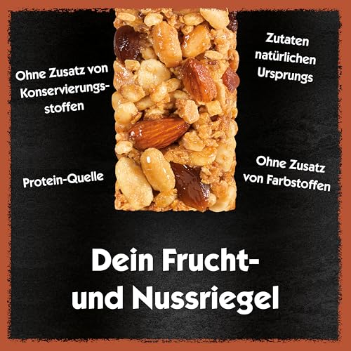Eat Natural Frucht- & Nussriegel - Protein Erdnüsse, Mandeln & Salzkaramell - Proteinquelle, glutenfreier Snack - Perfekt für unterwegs. - 12x40 g 4