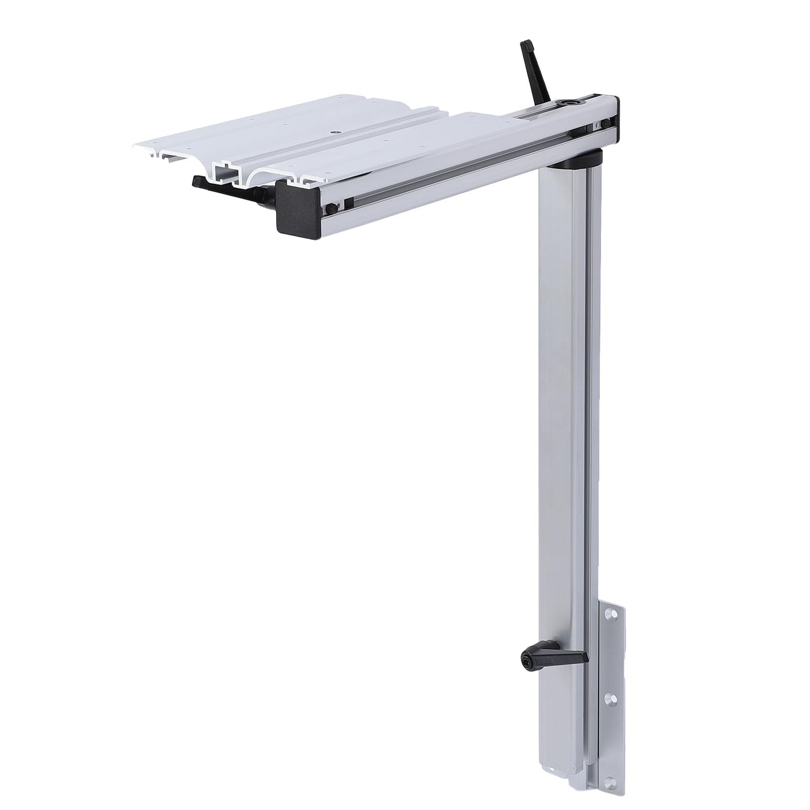 Abnehmbares Tischbein aus Aluminiumlegierung, 360-Grad-Drehung, abnehmbares Teleskop-Tischbein Yachten, Wohnmobile, Wohnmobile