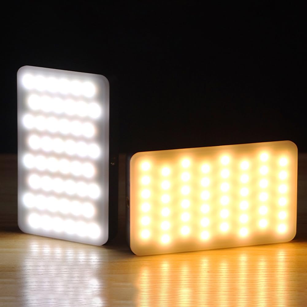 Luce Video RGB 2700-6500K Lampada di Appoggio Portatile Ricaricabile per Fotografia e Vlogging