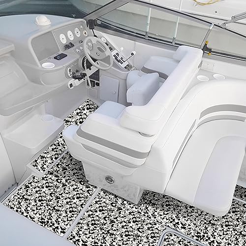 Image of Boat Flooring EVA Foam Self Adhesive Non-Slip Boat Rug Brushed Camouflage Mats Fit Fishing Boats Kayak Deck Upholstery Radiator Tops Seat Helmet Swimming Pool Platform